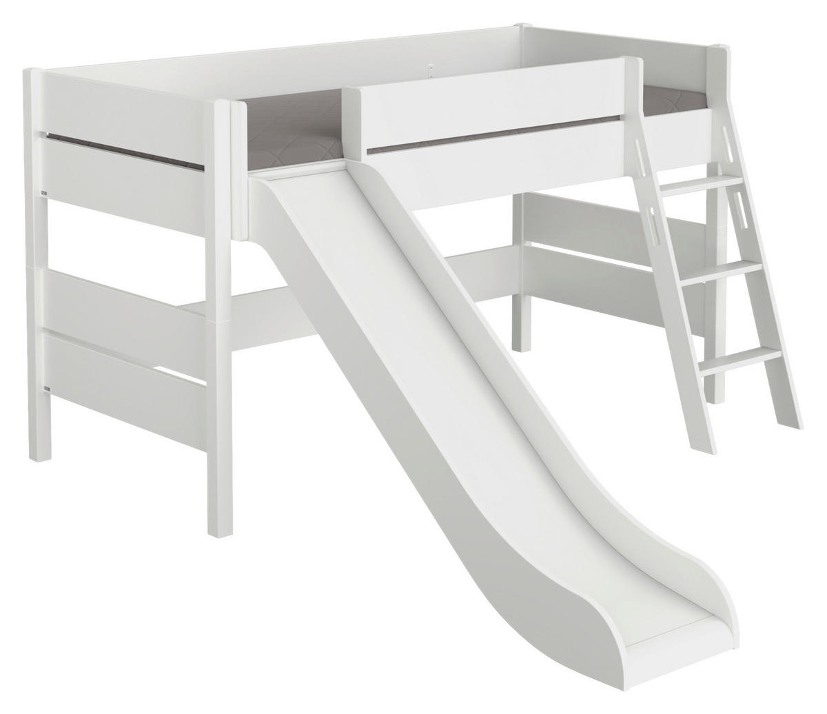 SPIELBETT 90/200 cm Weiß  - Weiß, KONVENTIONELL (90/200cm) - Paidi