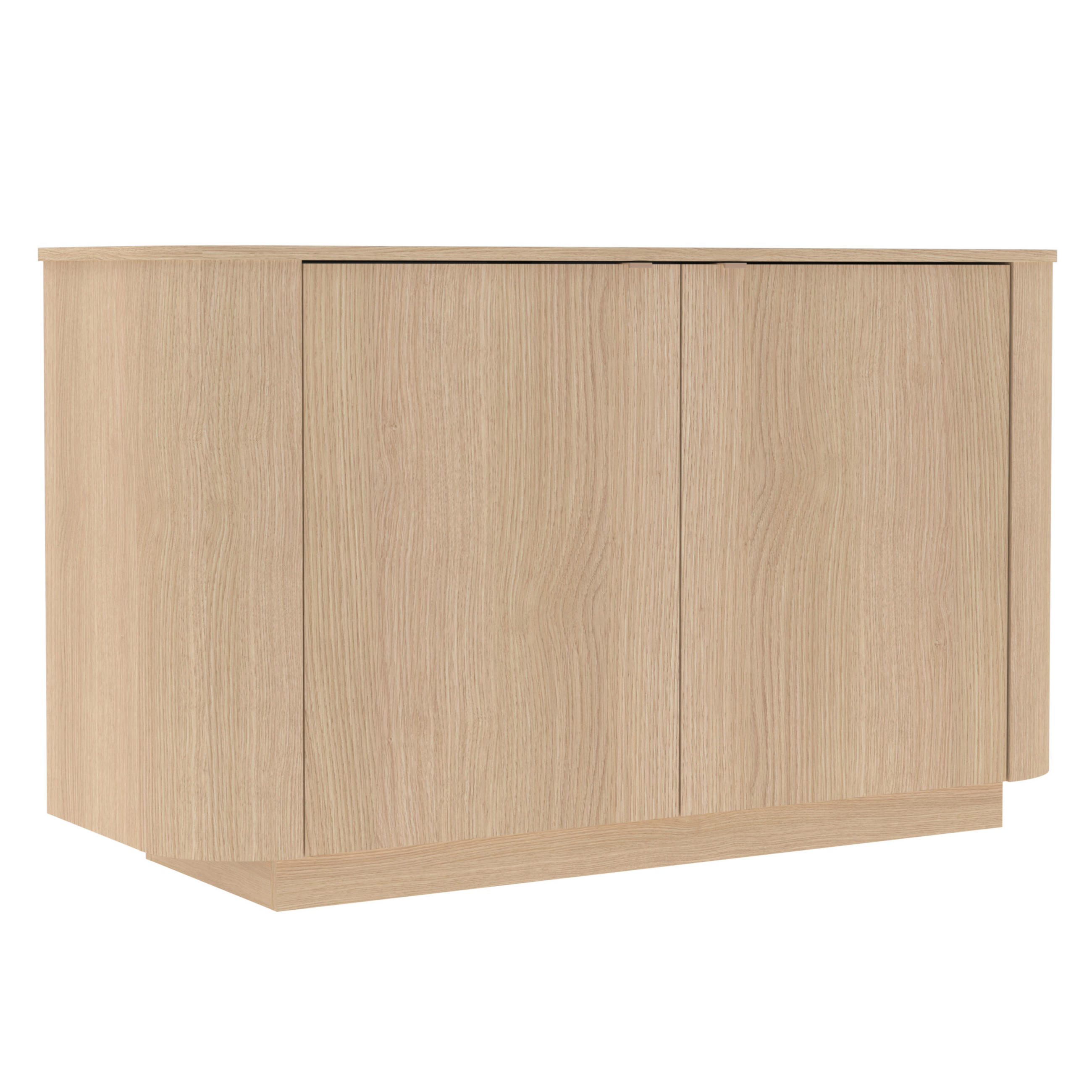 SIDEBOARD  131/76/43 cm  - Eichefarben, Design, Holzwerkstoff/Metall (131/76/43cm) - MID.YOU