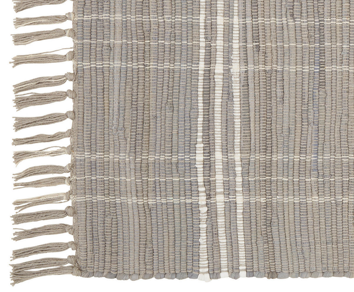 RUČNĚ TKANÝ KOBEREC, 60/90 cm, šedá - šedá, Basics, textil (60/90cm) - Boxxx