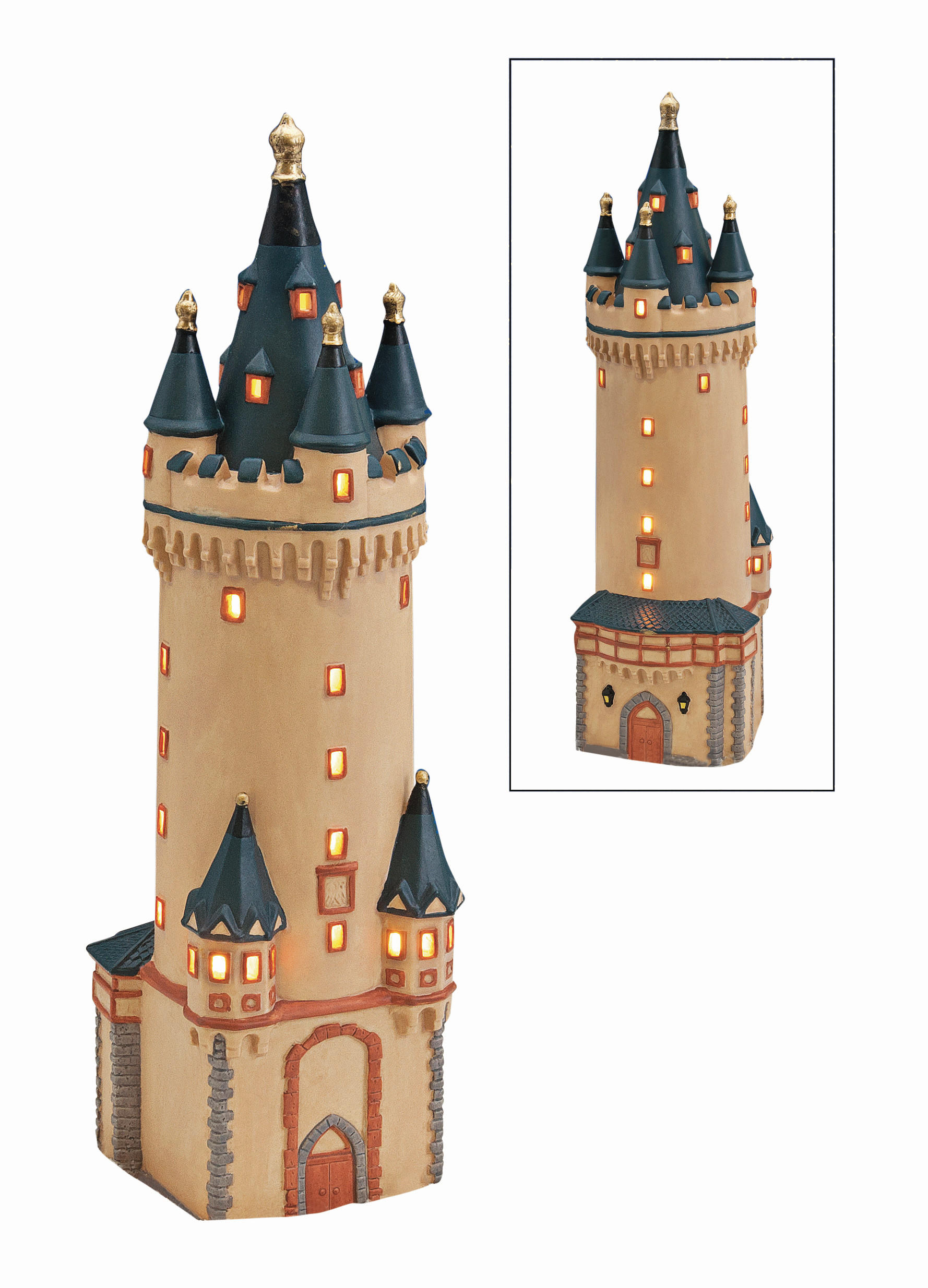 DEKOHAUS - Schwarz/Braun, Basics, Keramik (10/33/9cm)