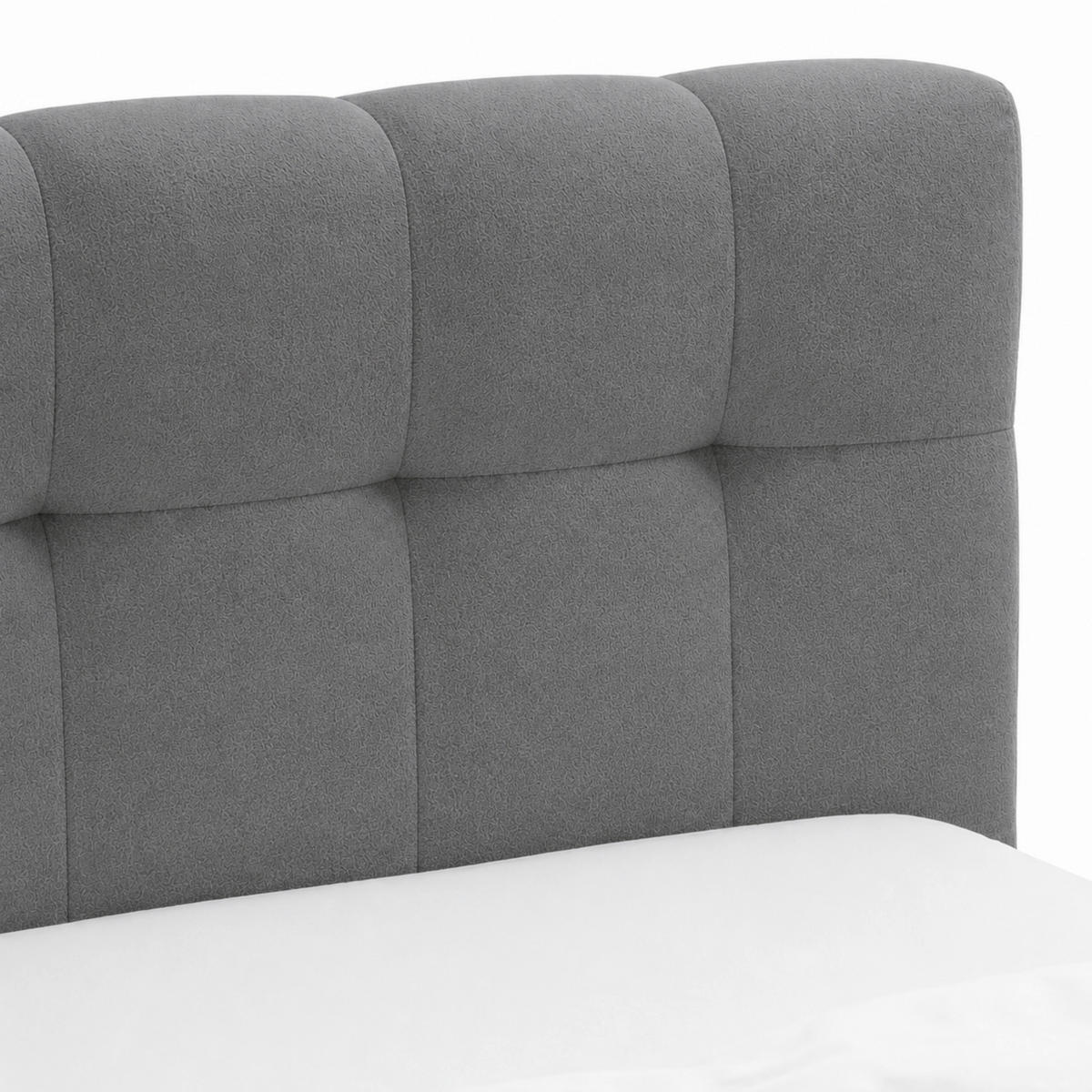 POLSTERBETT 140/200 cm,  in Anthrazit,  - Eichefarben/Anthrazit, MODERN, Holz/Textil (140/200cm) - MID.YOU