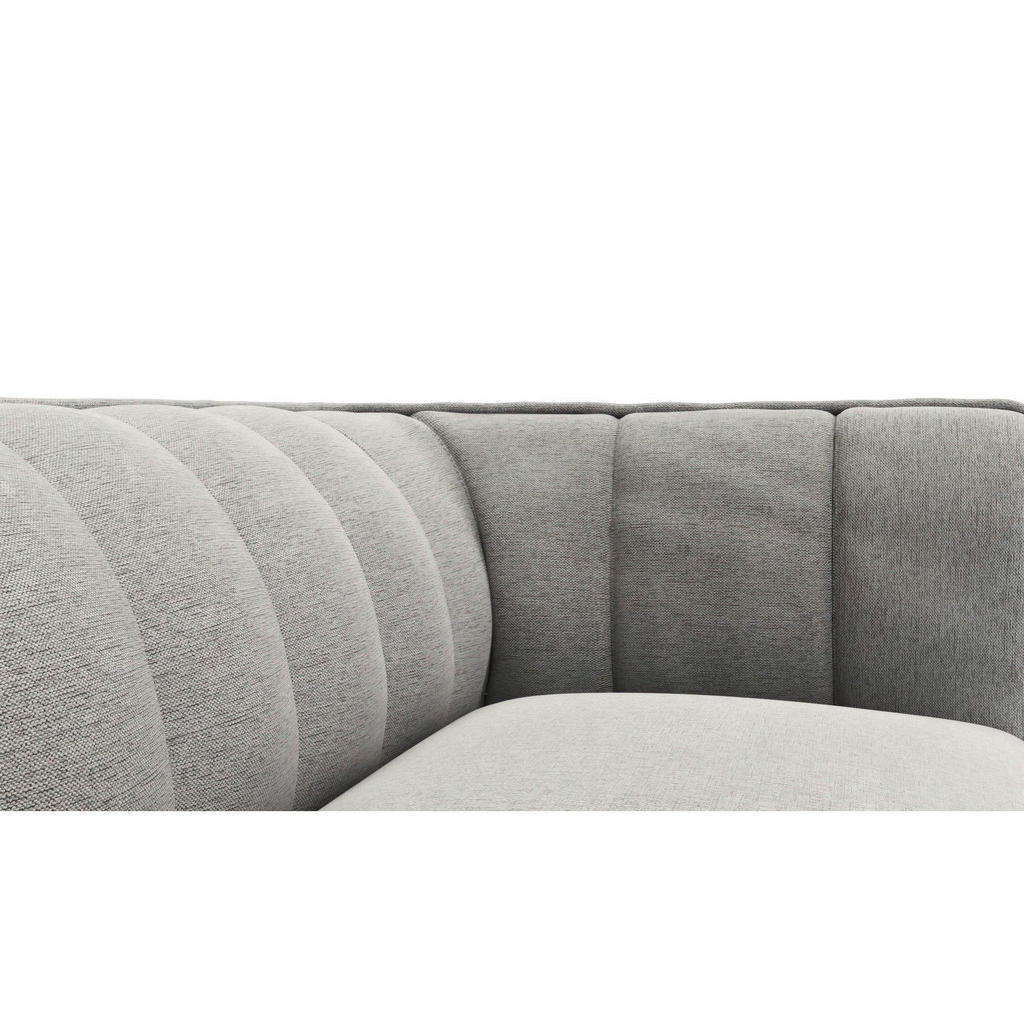 Thumbnail - Livetastic Ecksofa, Grau, Textil, Eiche, vollmassiv, 2,5-Sitzer, L-Form, Ottomane links, 211x149 cm, Reach, Made in EU, ...