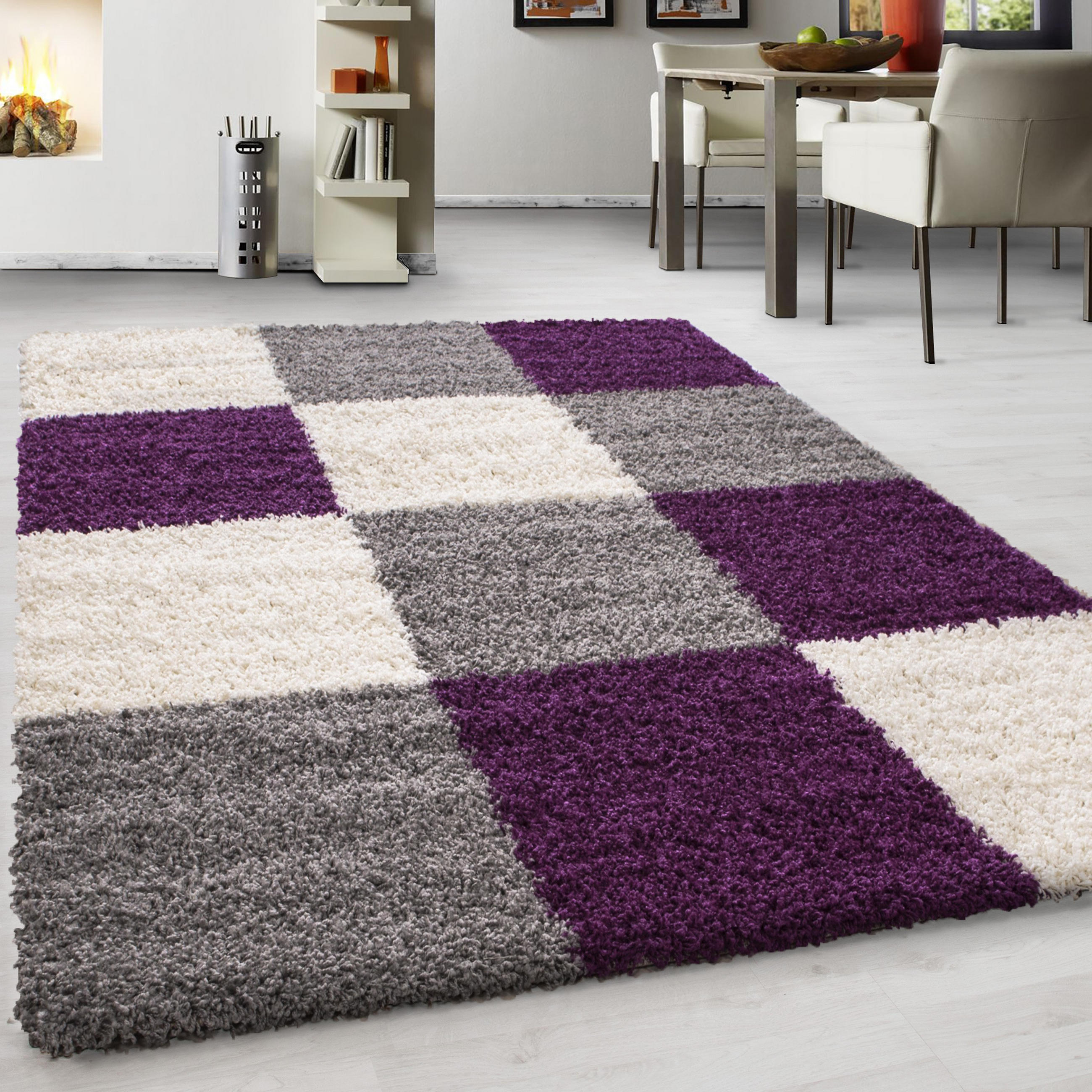 LÖPARE 80/250 cm Life 1501  - lila/vit, Klassisk, textil (80/250cm) - Novel