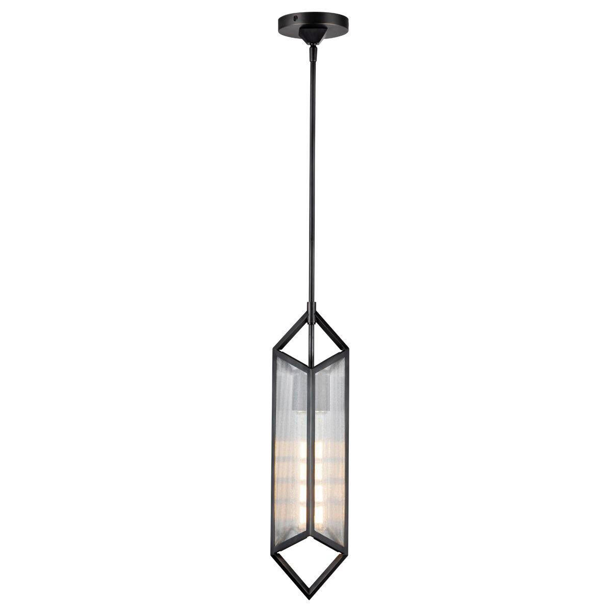 LED-HÄNGELEUCHTE 13,1/49,3 cm    - Cappuccino, KONVENTIONELL, Glas/Metall (13,1/49,3cm) - Elstead Lighting