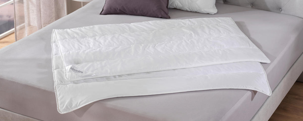 LETNÁ PRIKRÝVKA, 140/220 cm, polyester, rúno, duté vlákno - biela, Basics, textil (140/220cm) - Sleeptex