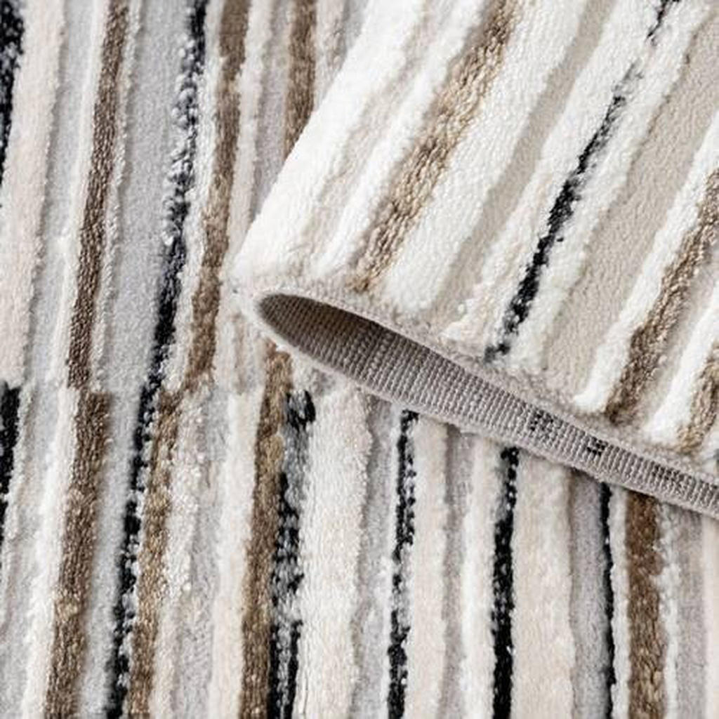 Thumbnail - Xxxl Webteppich Glory, Braun, Textil, Streifen, rechteckig, 120x170 cm, Oeko-Tex® Standard 100, für Fußbodenheizung geei...