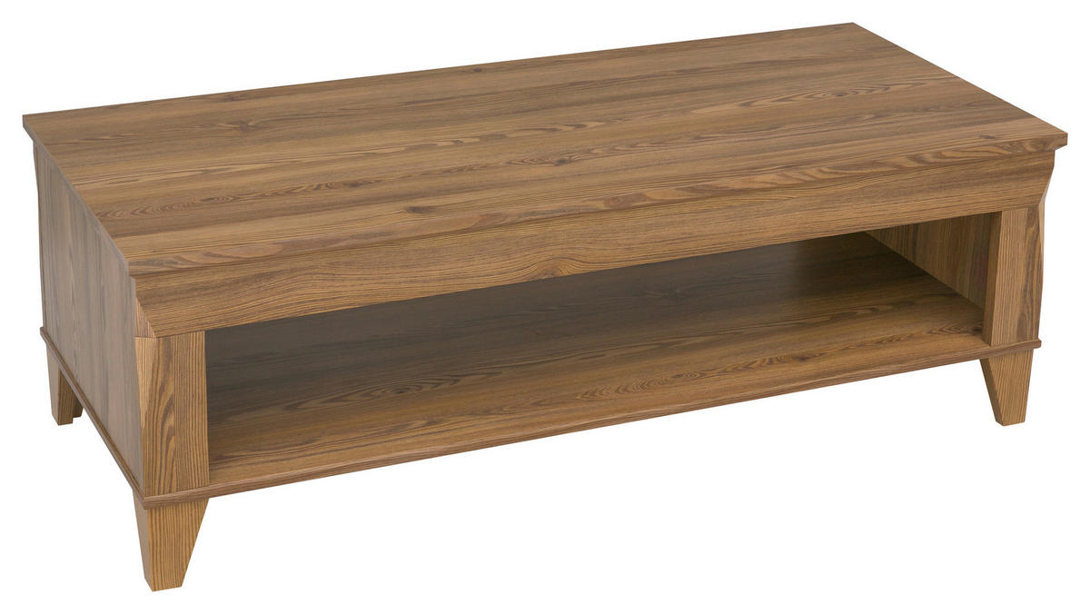 COUCHTISCH 130/55/45 cm rechteckig Lärchefarben  - Lärchefarben, Design, Holzwerkstoff (130/55/45cm)