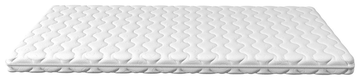 KOMFORTSCHAUMMATRATZE 80/200 cm Höhe ca. 12 cm 7 -Zonen - Weiß, Basics, Textil (80/200cm) - Xora