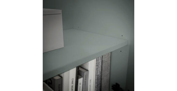 HIGHBOARD  in 101/125/38 cm  - Salbeigrün/Schwarz, KONVENTIONELL, Holzwerkstoff/Metall (101/125/38cm) - Hom`in