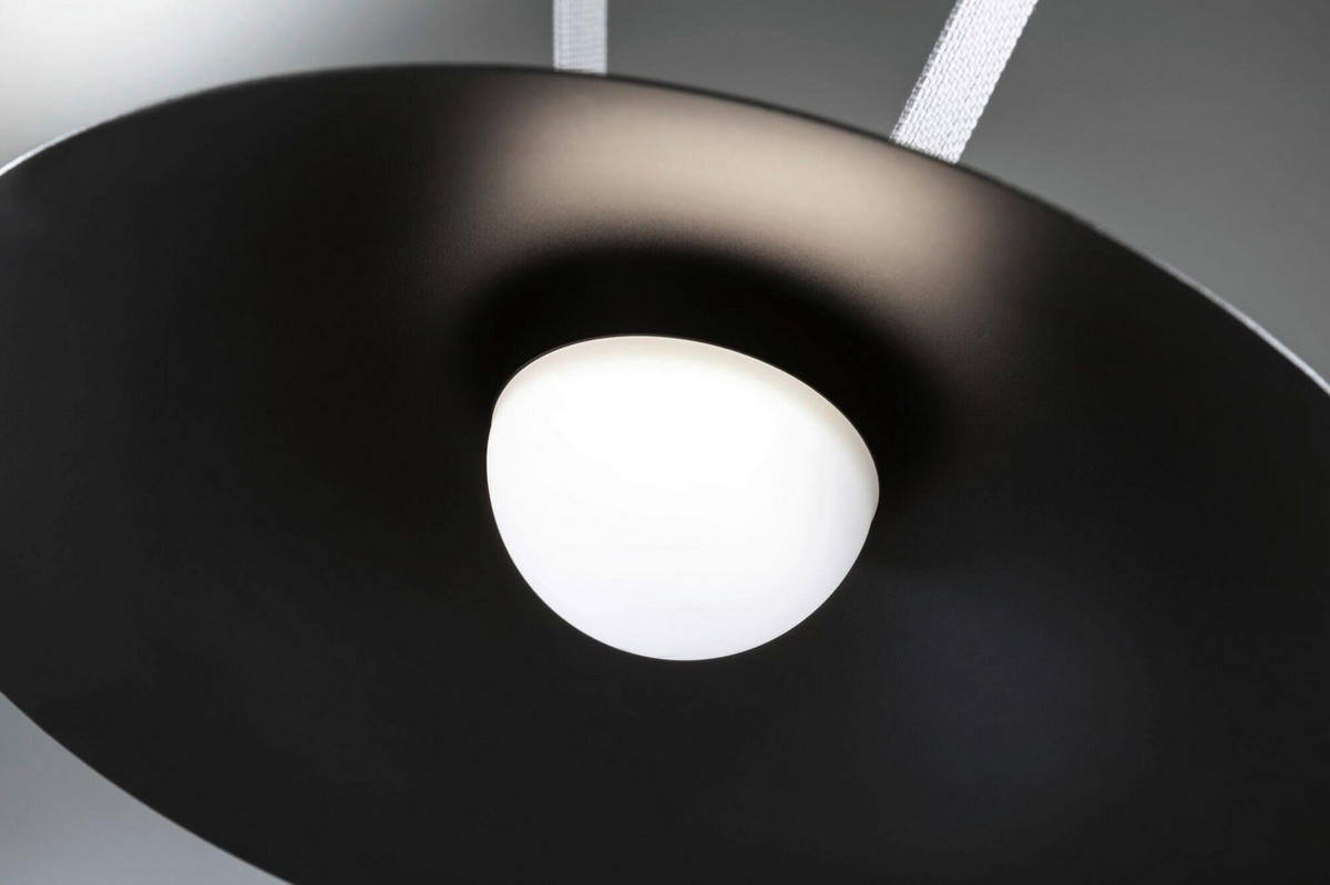 SEILSYSTEM ULine 35,0/19,0 cm   - Schwarz, Design, Metall (35,0/19,0cm) - Paulmann