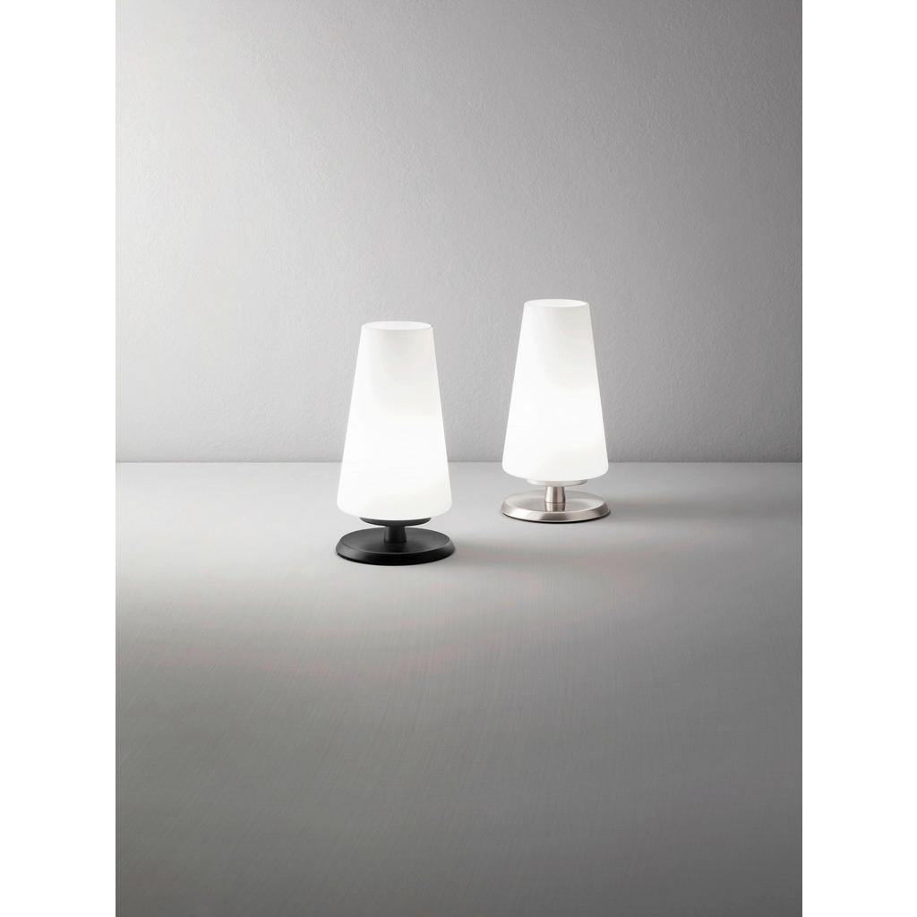 Thumbnail - Fabas Luce Led-Tischleuchte Milady, Weiß, Glas, 19 cm, ISO 9001, Touch (on/off), LED-Leuchtmittel austauschbar, Lampen &...