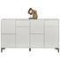 SIDEBOARD 163/92/38 cm - Graphitfarben/Weiß, Trend, Holzwerkstoff/Kunststoff (163/92/38cm) - Carryhome SIDEBOARD 163/92/38 cm - Graphitfarben/Weiß, Trend, Holzwerkstoff/Kunststoff (163/92/38cm) - Carryhome