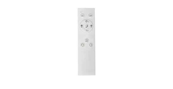 LED-DECKENLEUCHTE 40/12,7 cm - Hellgrau, Basics, Kunststoff/Textil (40/12,7cm) - Novel