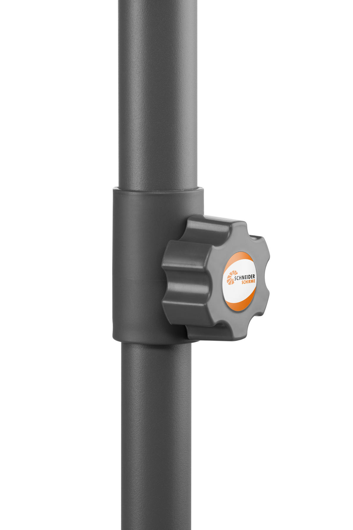 SONNENSCHIRM 240 cm Naturfarben  - Anthrazit/Naturfarben, Basics, Textil/Metall (140/250/240cm) - Schneider