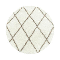 HOCHFLORTEPPICH 160 cm Alvor 3401 cream Creme  - Creme, Basics, Textil (160cm)