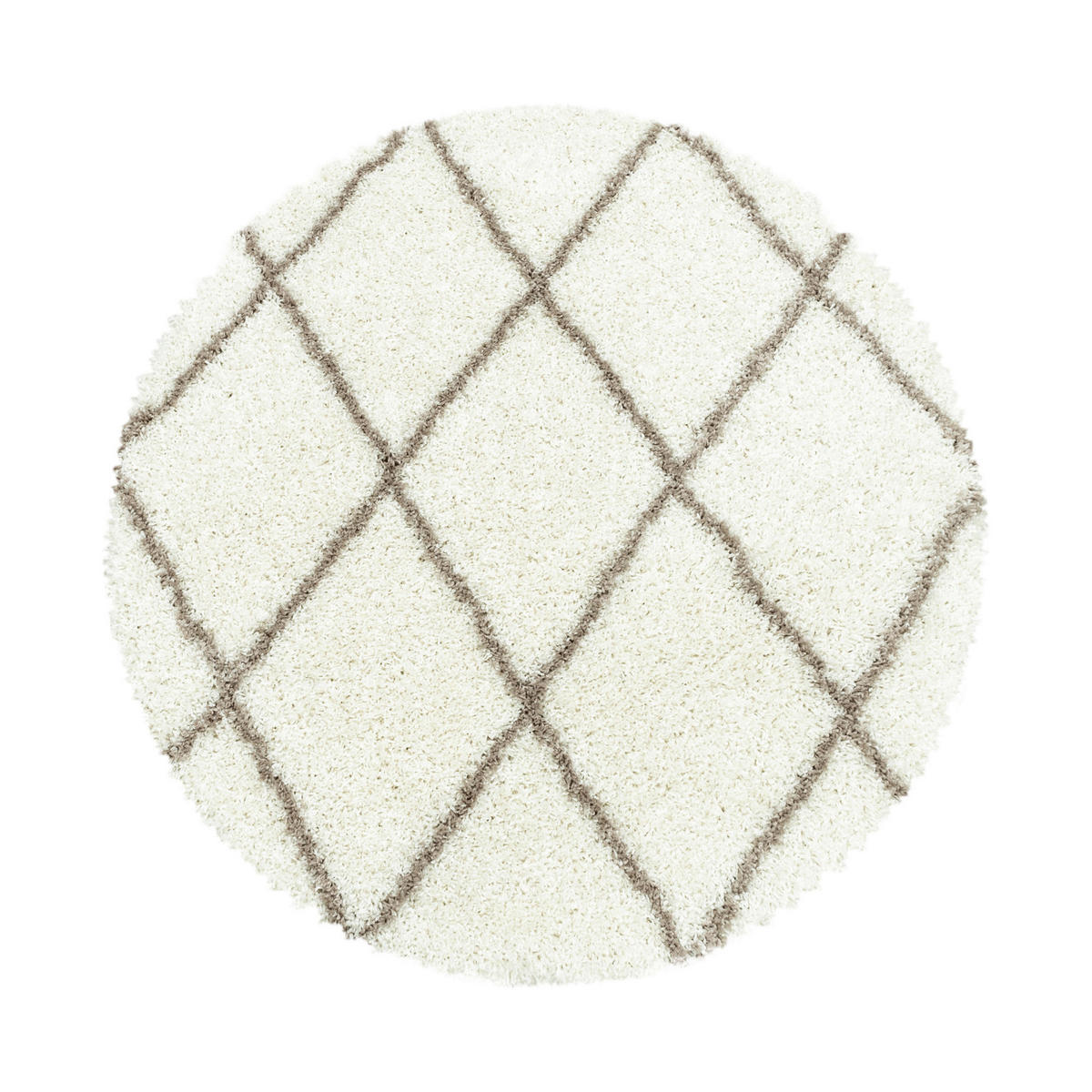 HOCHFLORTEPPICH 160 cm Alvor 3401 cream Creme  - Creme, Basics, Textil (160cm)