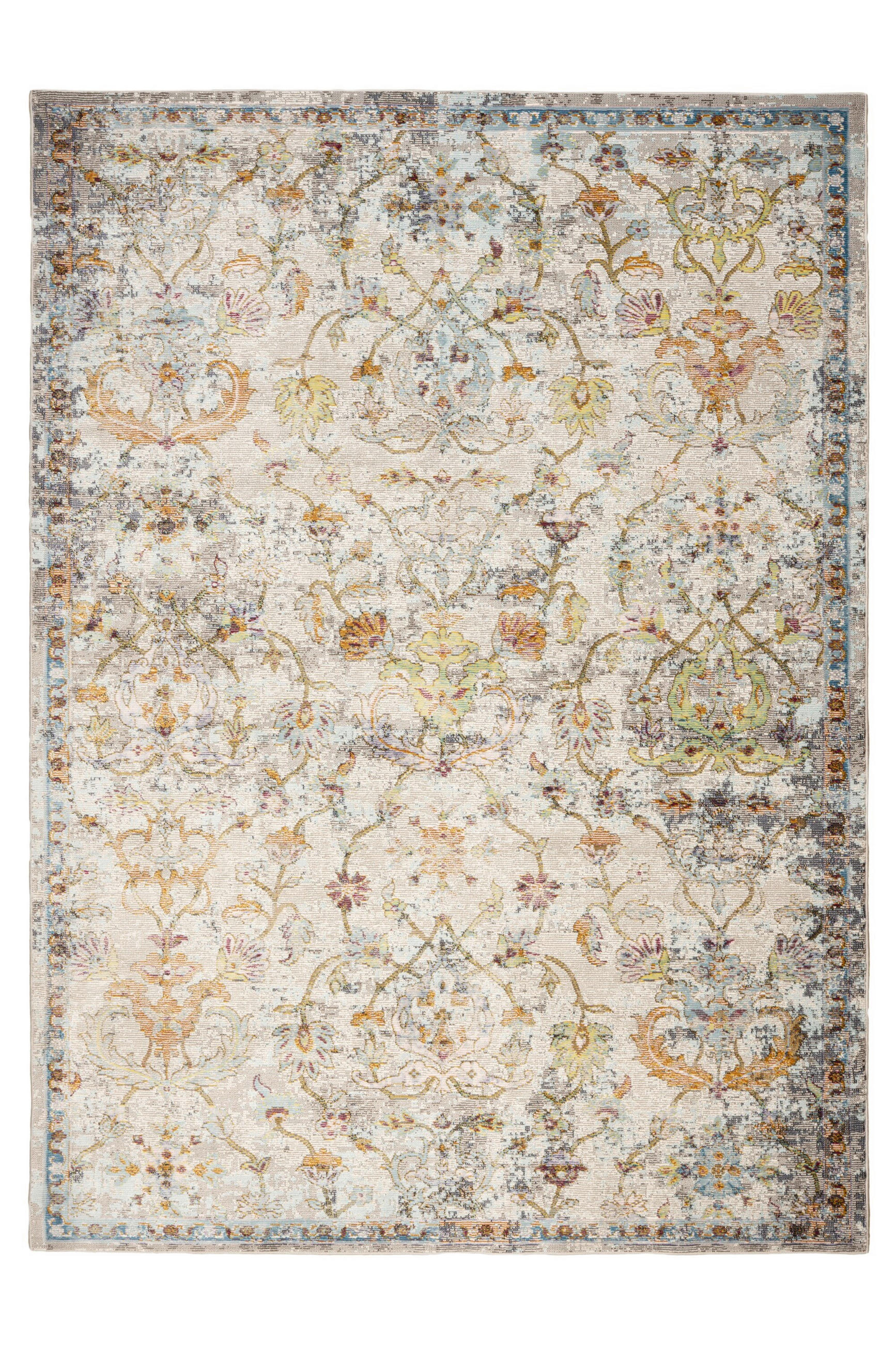 FLACHWEBETEPPICH 133/190 cm Multicolor rechteckig  - Multicolor, Basics, Textil (133/190cm) - Kayoom