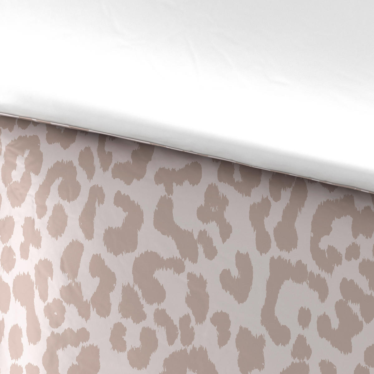 OBOJESTRANSKA POSTELJNINA AZURA 140/200 cm saten naravne barve  - naravne barve, Konvencionalno, tekstil (140/200cm) - Esposa