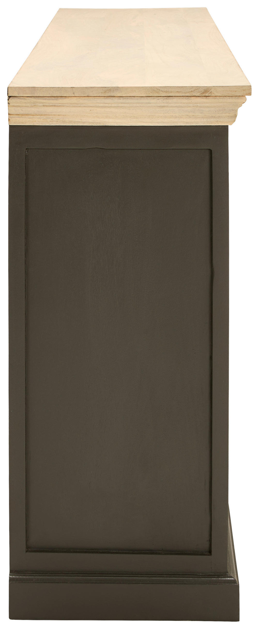 SIDEBOARD  in 160/90/40 cm  - Schwarz/Naturfarben, Natur, Holz/Metall (160/90/40cm) - Livetastic