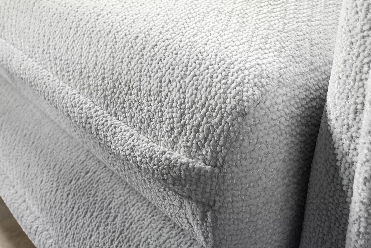 SCHLAFSOFA  mit Liegefunktion, Rücken echt Struktur Naturfarben  - Schwarz/Naturfarben, KONVENTIONELL, Kunststoff/Textil (237/94/117cm) - Carryhome