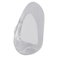 LED VÄGGLAMPA DORSEY 20,3/31,5 cm   - klar/vit, Design, metall/glas (20,3/31,5cm) - Globo