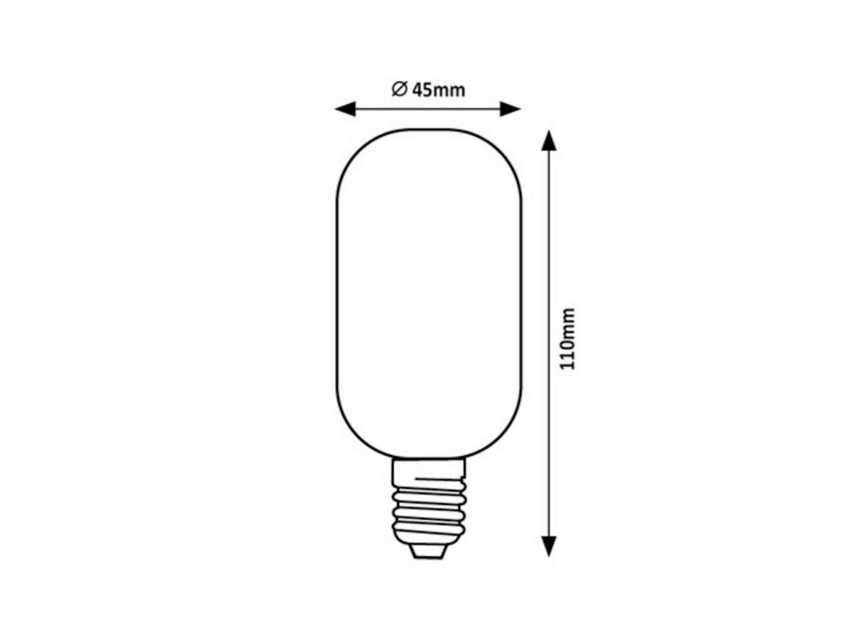 LED FILAMENT ŽARULJA - boje jantara, Lifestyle, staklo (4.5/11cm)