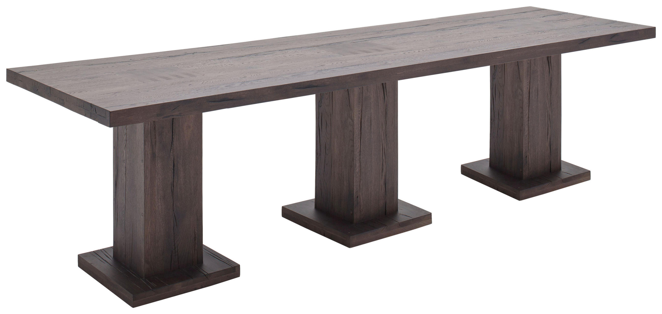 ESSTISCH Eiche massiv rechteckig  - KONVENTIONELL, Holz (400/120/76cm) - Landscape