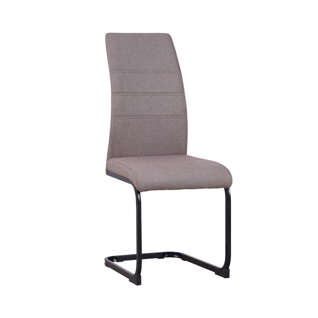 STOLICA  bež       - bež/crna, Moderno, metal/tekstil (42/99/56cm)
