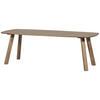 ESSTISCH Eiche massiv rechteckig Kaschmir  - Kaschmir, Design, Holz (220/100/74cm) - Livetastic