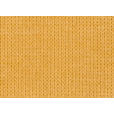 ECKSOFA in Mikrofaser Dunkelgelb  - Dunkelgelb/Schwarz, Design, Textil/Metall (341/204cm) - Xora