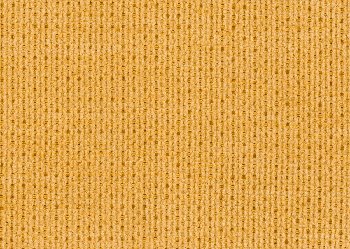 ECKSOFA in Mikrofaser Dunkelgelb  - Chromfarben/Dunkelgelb, Design, Textil/Metall (207/301cm) - Xora