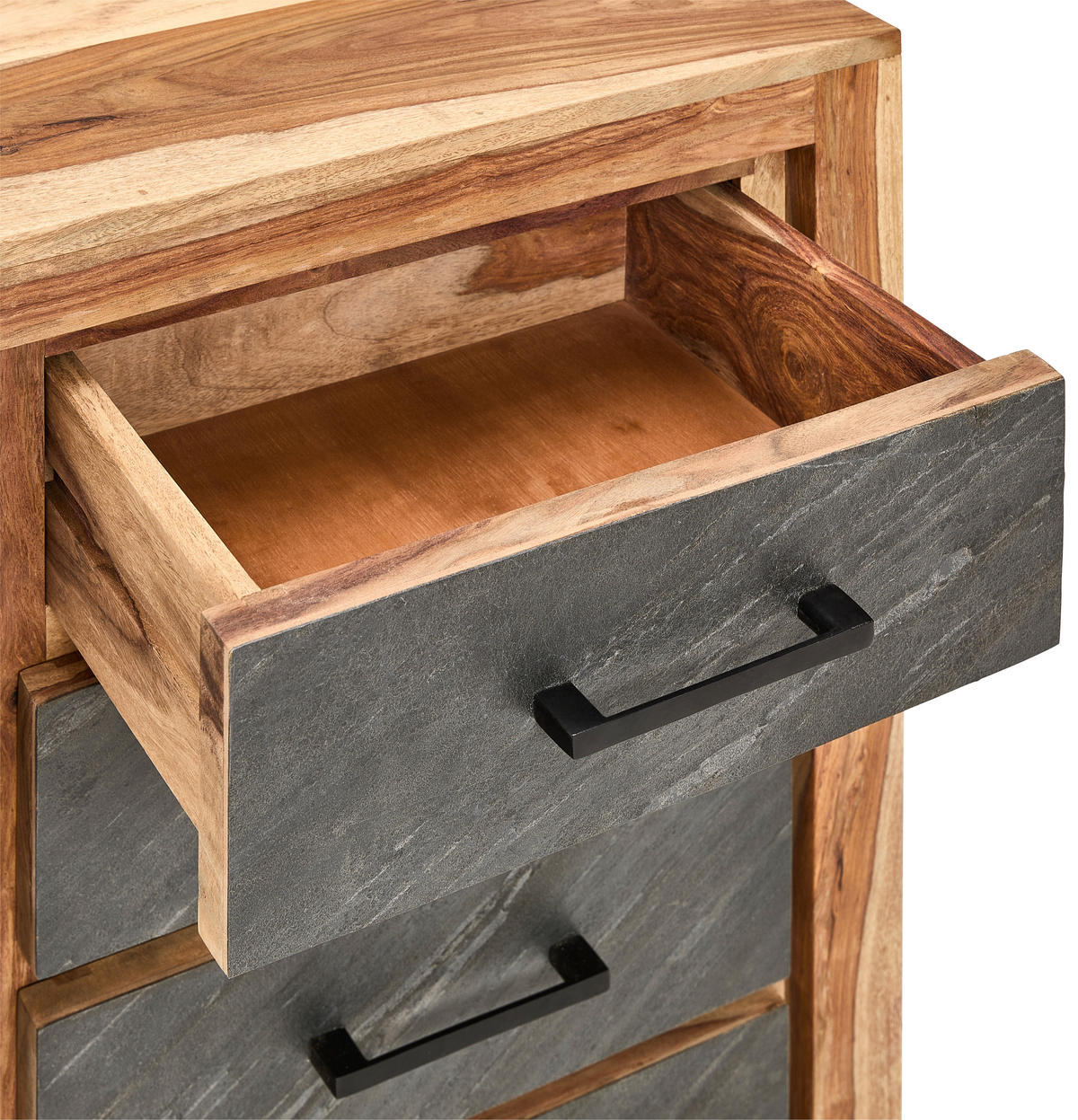 SIDEBOARD 100/85/40 cm  in Naturfarben  - Schwarz/Naturfarben, Natur, Holz/Metall (100/85/40cm) - Livetastic