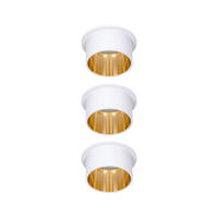 DECKENLEUCHTE  6,8/3,3 cm    - Goldfarben/Weiß, Basics, Metall (6,8/3,3cm) - Paulmann