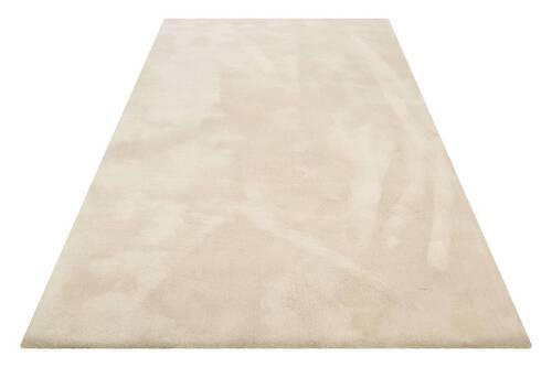 Thumbnail - Novel Hochflorteppich Vanessa, Beige, Textil, Uni, rechteckig, 130x190 cm, Textiles Vertrauen - Oeko-Tex®, für Fußbodenh...