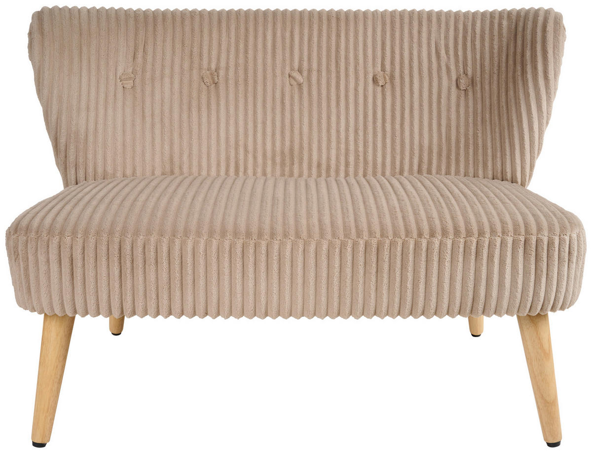 DJEČJA KLUPA  Teddy  - smeđa, Trend, drvo/tekstil (88,5/60,5/51,5cm) - Jimmylee