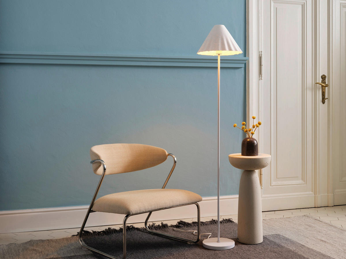 STEHLEUCHTE 31/150.5 cm    - Basics, Papier/Metall (31/150.5cm) - Osram