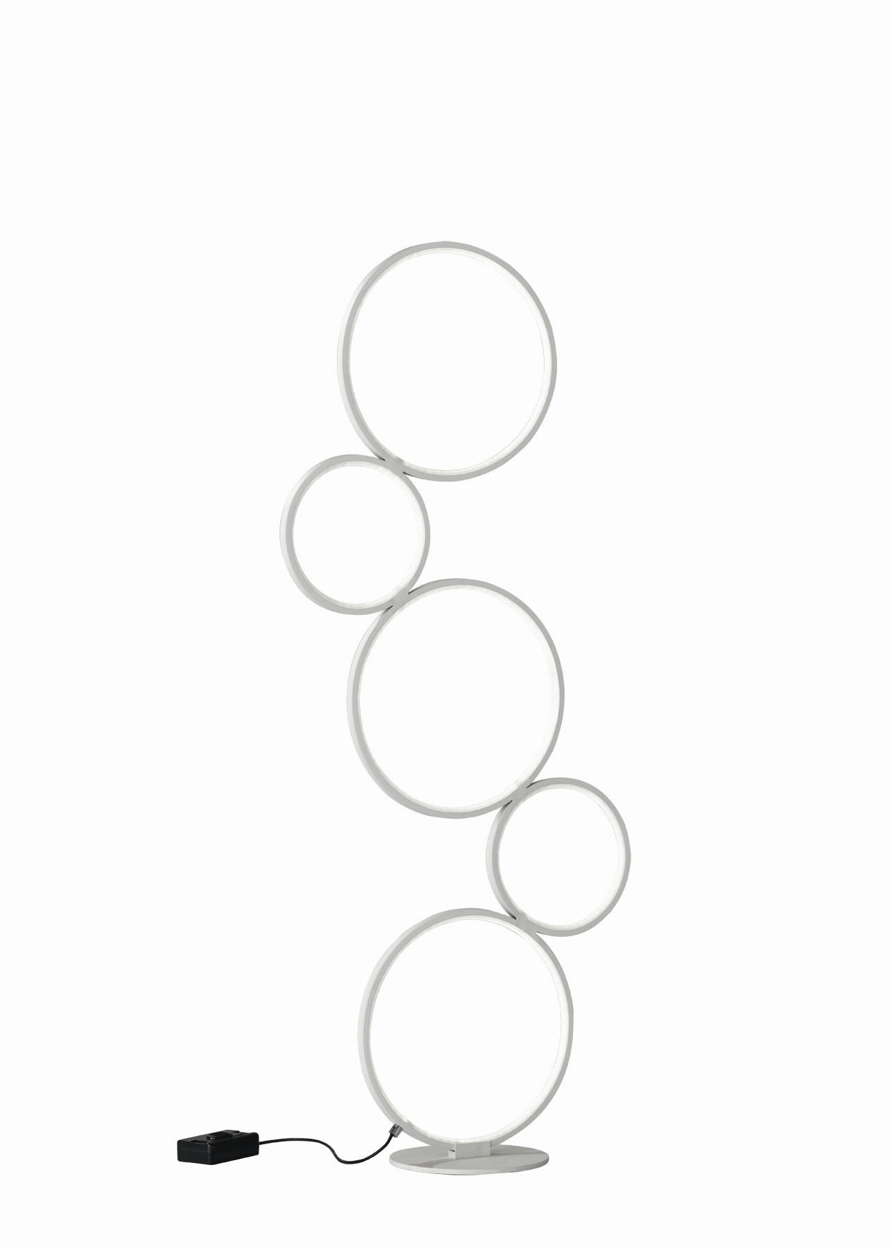 LED-STEHLEUCHTE 47/20/115 cm    - Weiß, Design, Metall (47/20/115cm) - Trio Leuchten