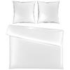 BETTWÄSCHE Segesta Satin 200/200 cm  - Weiß, MODERN, Textil (200/200cm) - Novel