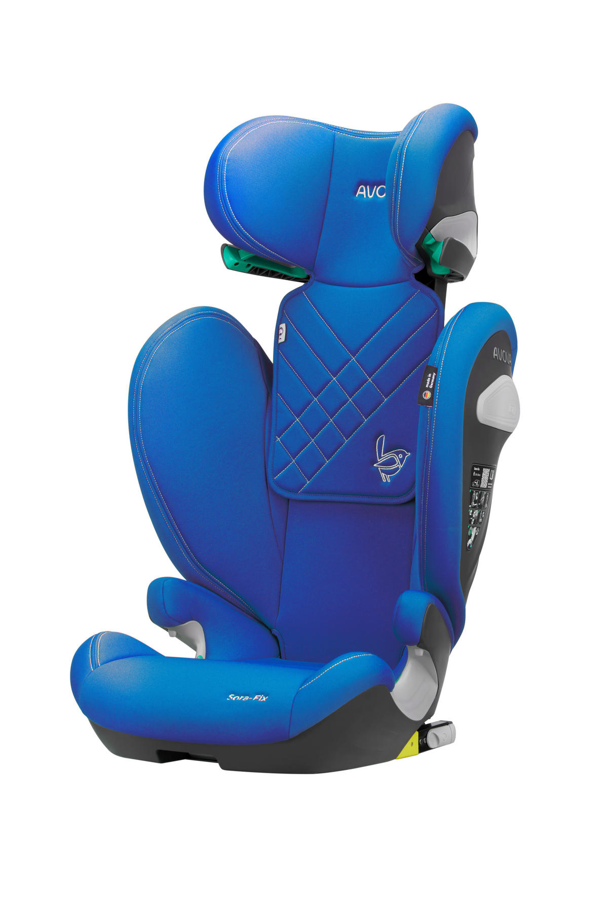 KINDERAUTOSITZ Sora Fix  - Hellblau, Basics, Kunststoff/Textil (52/41,5/63 - 83cm) - AVOVA