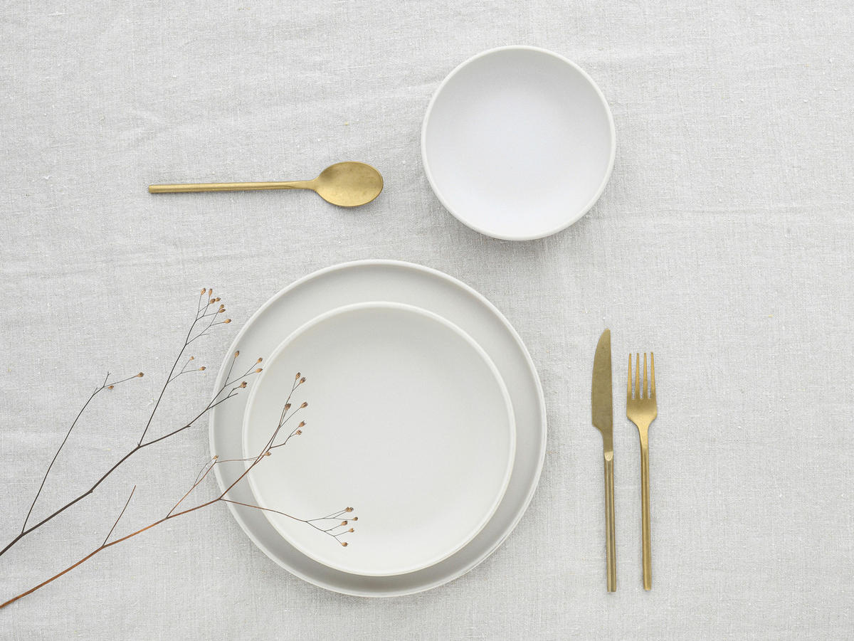 SERVIS Uno offwhite 8 delar  - cremefärgad, Basics, keramik - Creatable