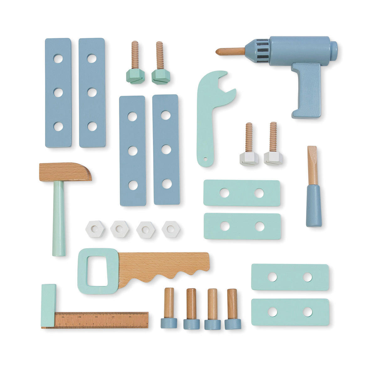 KINDERWERKBANK FAGUS  - Naturfarben/Grau, Basics, Holz/Holzwerkstoff (66/42/90cm) - MUSTERKIND