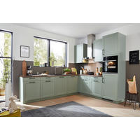 EINBAUKÜCHE VCN  - Salbeigrün, LIFESTYLE, Holzwerkstoff - Novel