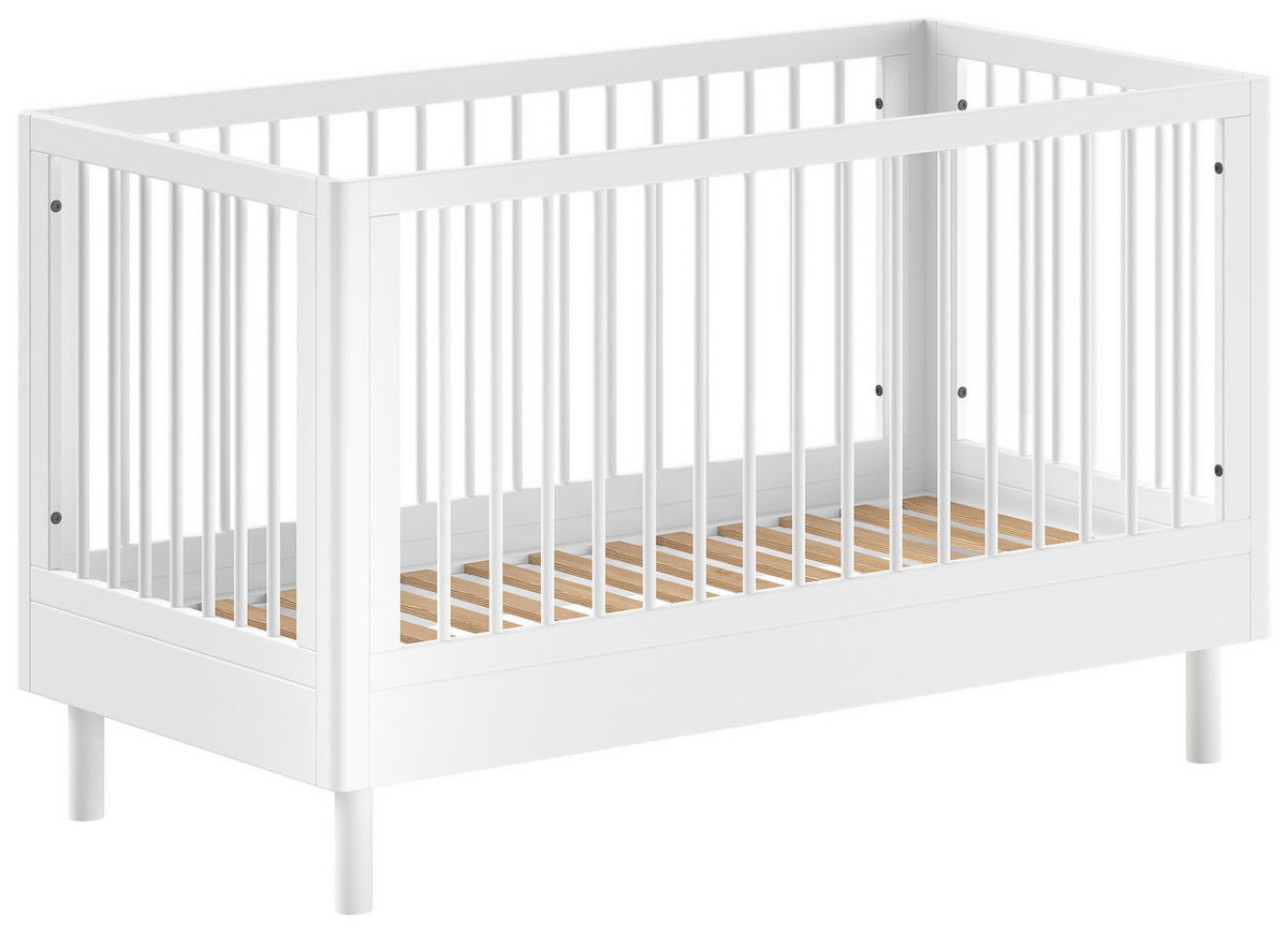 GITTERBETT 70/140 cm  - Weiß, MODERN, Holz (70/140cm) - Vipack