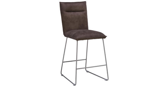 TRESENSTUHL Mikrofaser Schlammfarben, Edelstahlfarben - Schlammfarben/Edelstahlfarben, Design, Textil/Metall (56/98/62cm) - Valnatura