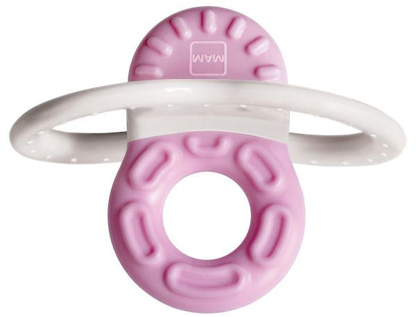 BEIßRING 2+ Monat(e)  - Blau/Rosa, Basics, Kunststoff (6,5/5,5/4,0cm) - MAM