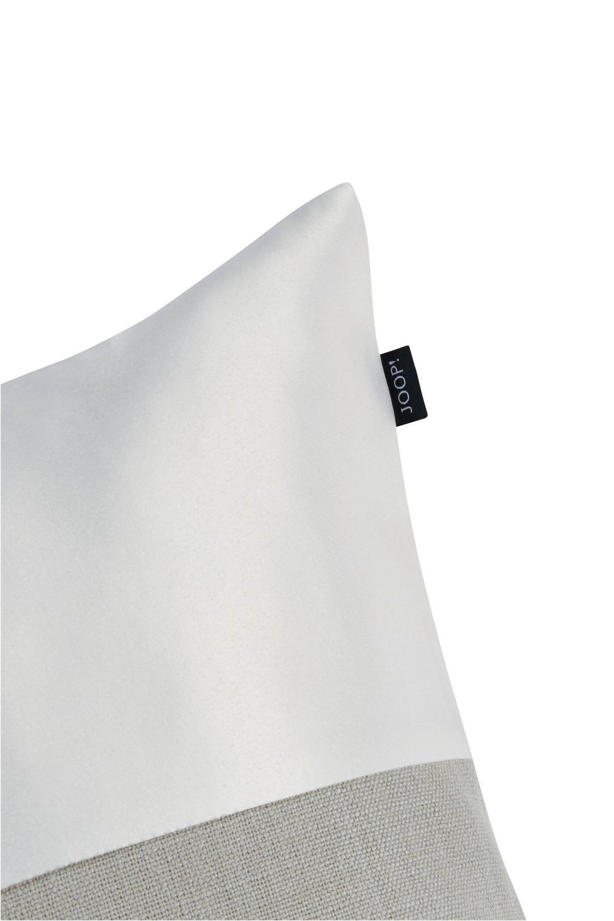 KISSENHÜLLE J!Split silber 40/40 cm  - Silberfarben/Hellgrau, Design, Textil (40/40cm) - Joop!