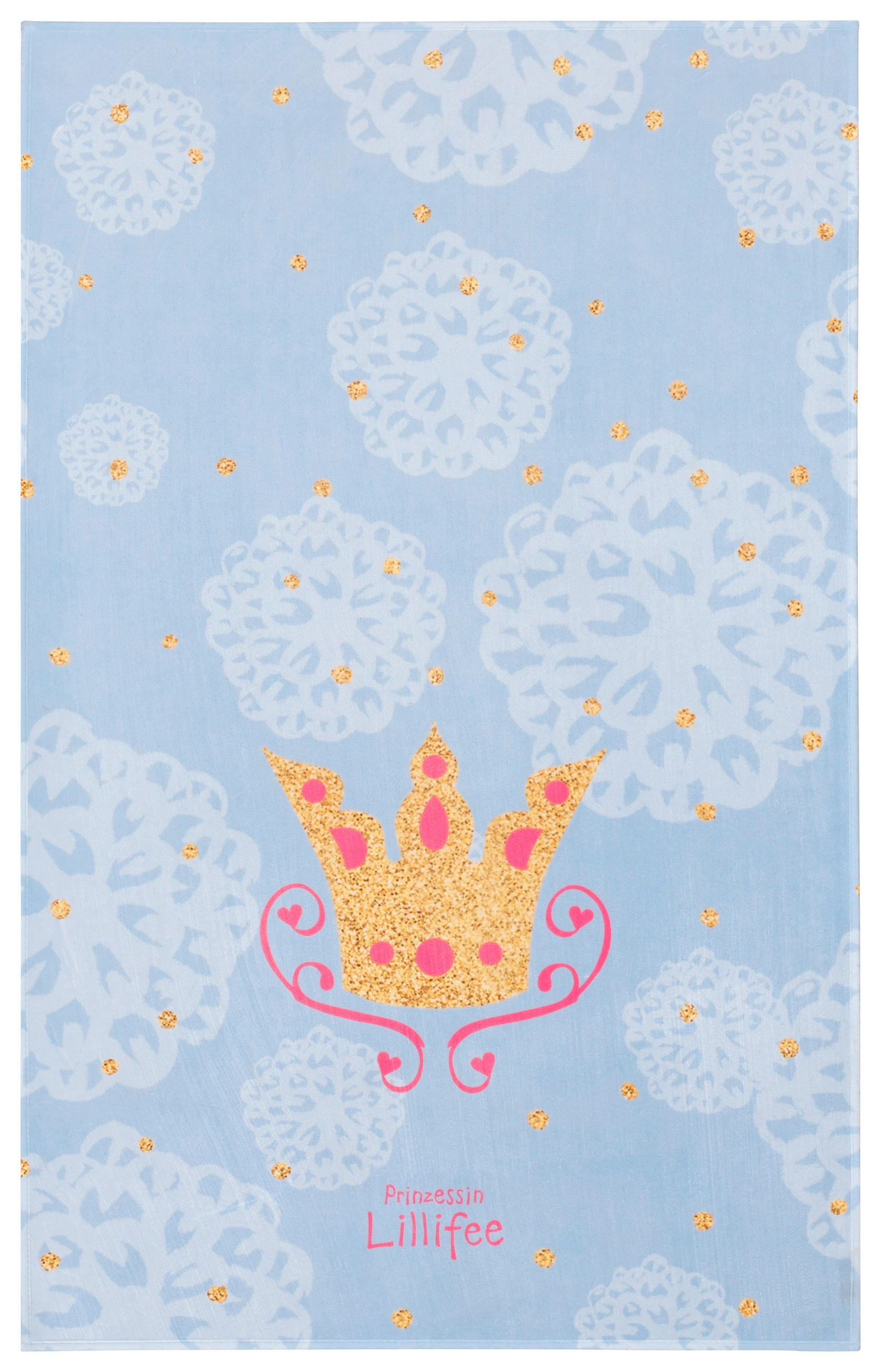KINDERTEPPICH 80/150 cm Prinzessin Lillifee  - Blau/Pink, Trend, Kunststoff/Textil (80/150cm)