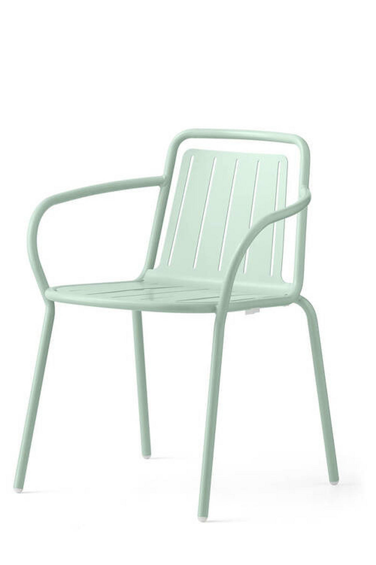 GARTENSTUHL Edelstahl Pastellgrün  - Pastellgrün, Basics, Metall (60/79/53cm) - Connubia 