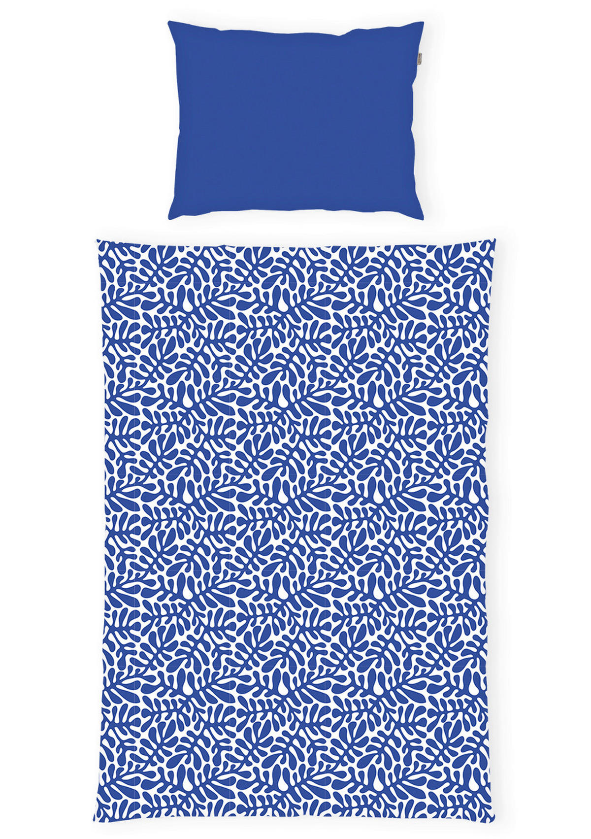 POSTEĽNÁ BIELIZEŇ, renforcé, modrá, 140/200 cm - modrá, Basics, textil (140/200cm) - Tom Tailor