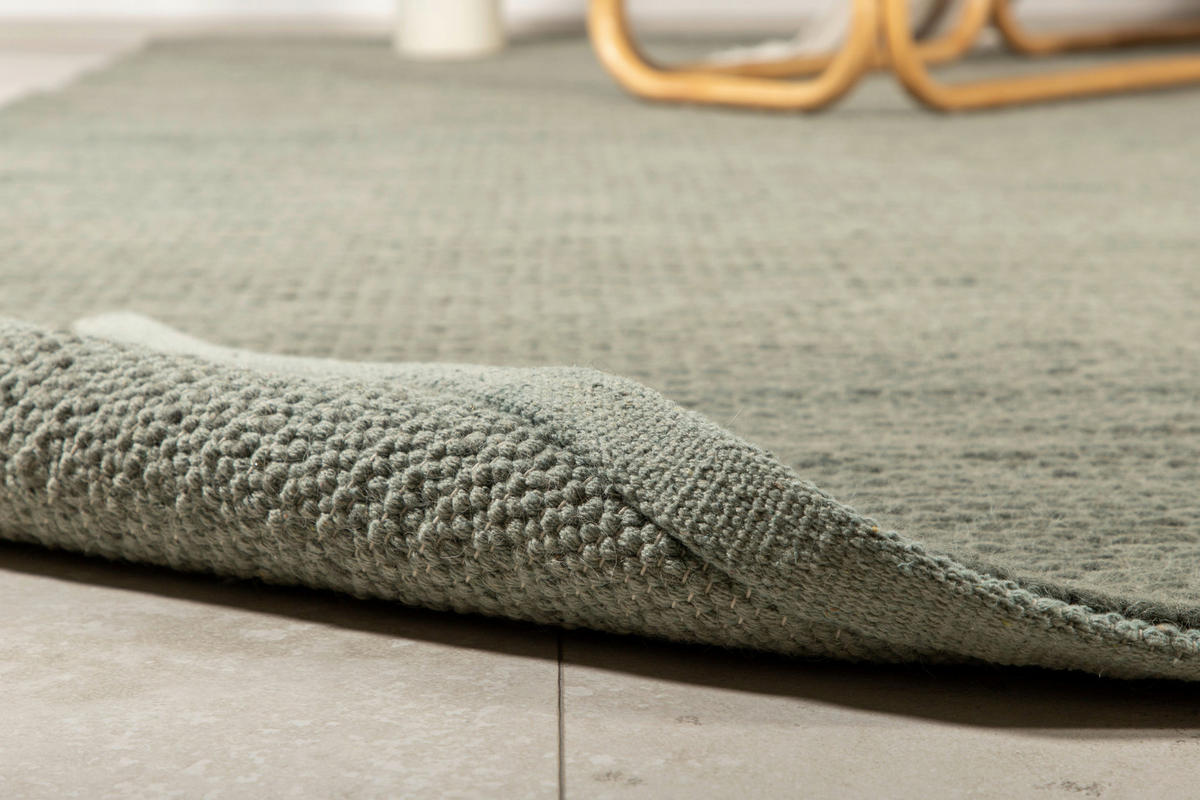 FLACHWEBETEPPICH 250/350 cm Hellgrün  - Hellgrün, LIFESTYLE, Textil (250/350cm) - P & B